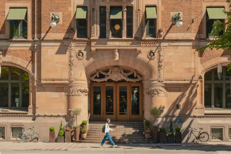 7A kontorshotell Posthuset fasad