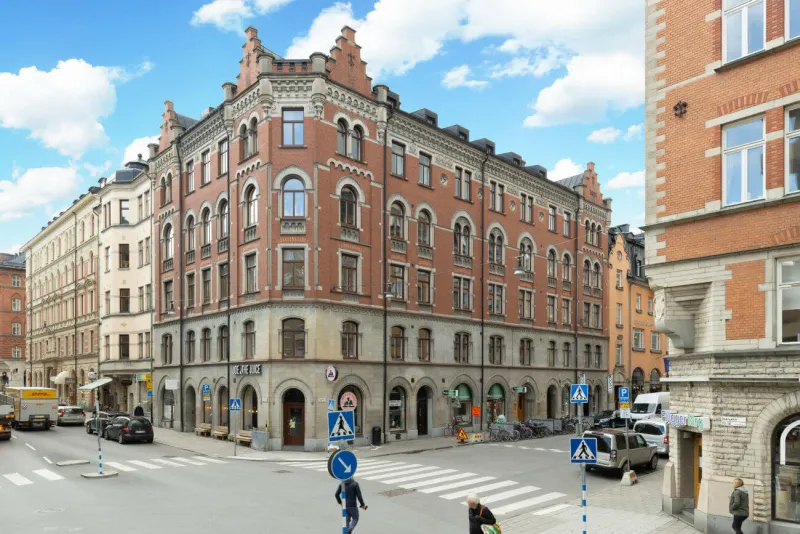 Kontorshotell Nybrogatan 34 fasad