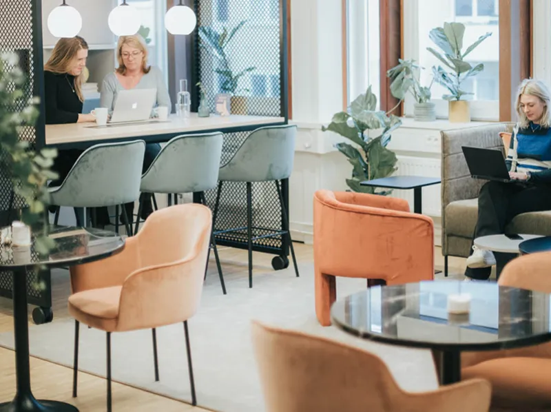 7A kontorshotell Odenplan lounge