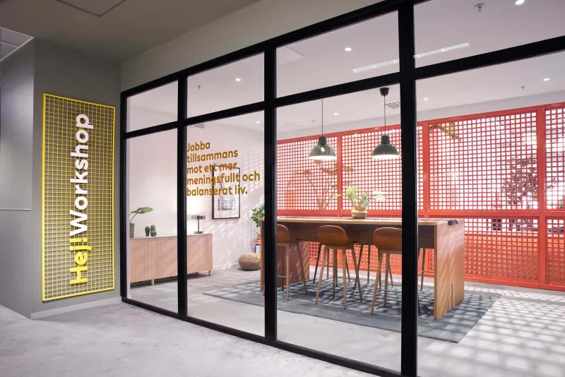 Hej!Workshop Kungens Kurva kontorsrum